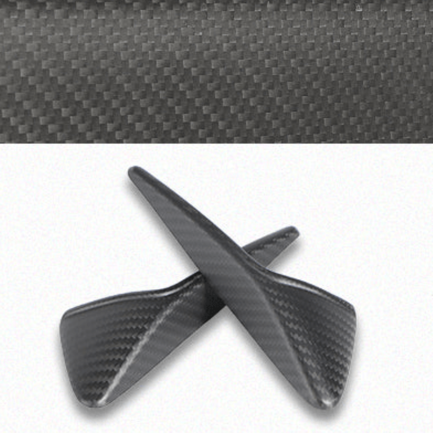 Abdeckung für Seitenkamera aus echtem mattem Carbon für Tesla Model 3 (Facelift) und Tesla Model Y