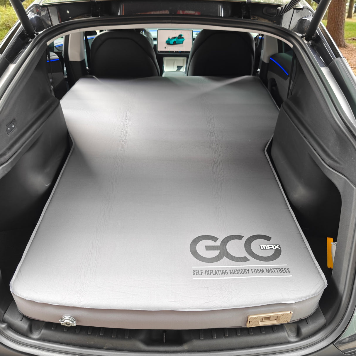 GCG MAX Luxusmatratze mit Memory-Schaum und eingebauter Pumpe