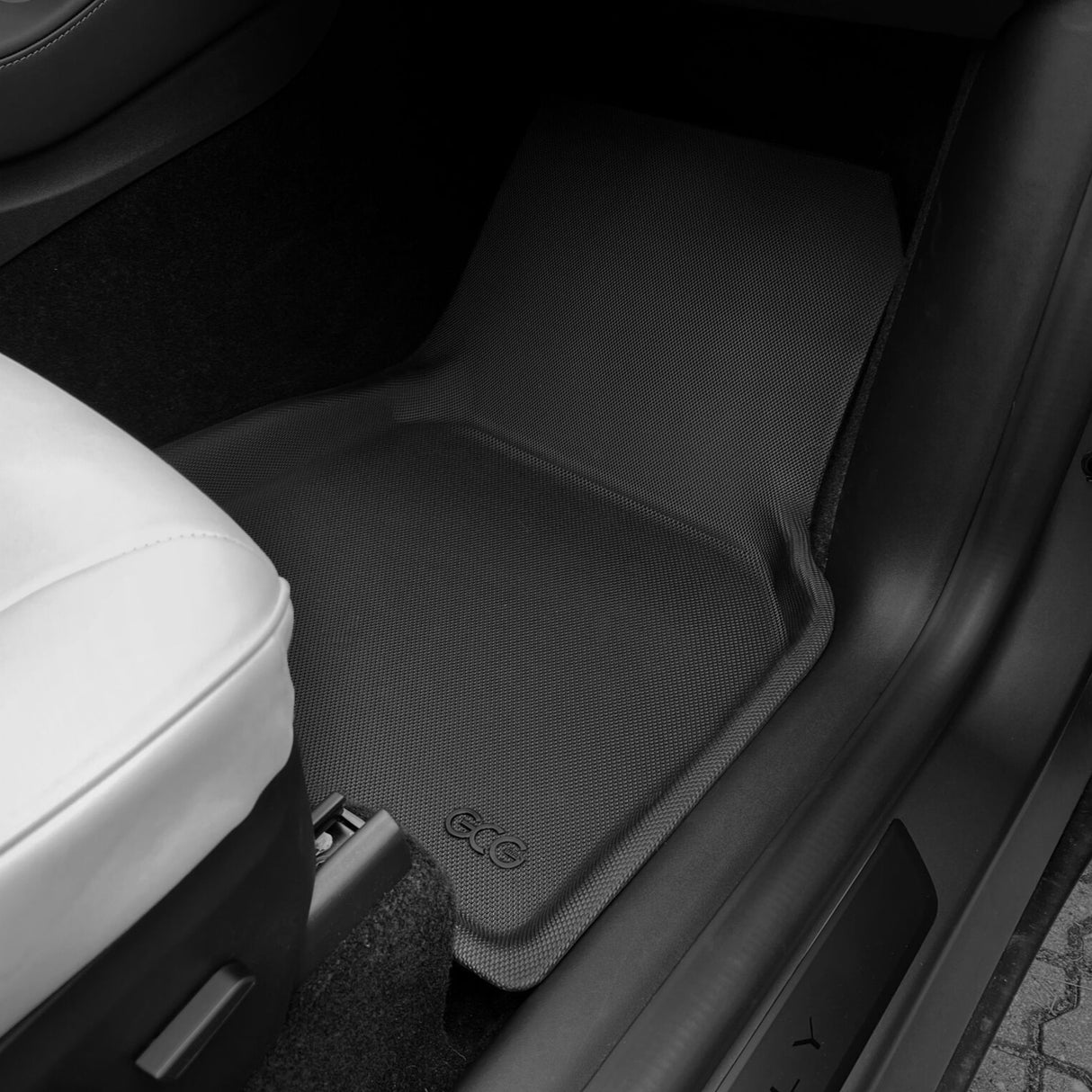 GCG MAX Allwetter-Fußmatten-Set – passend für Tesla Model 3 vor Facelift (2017-2020)