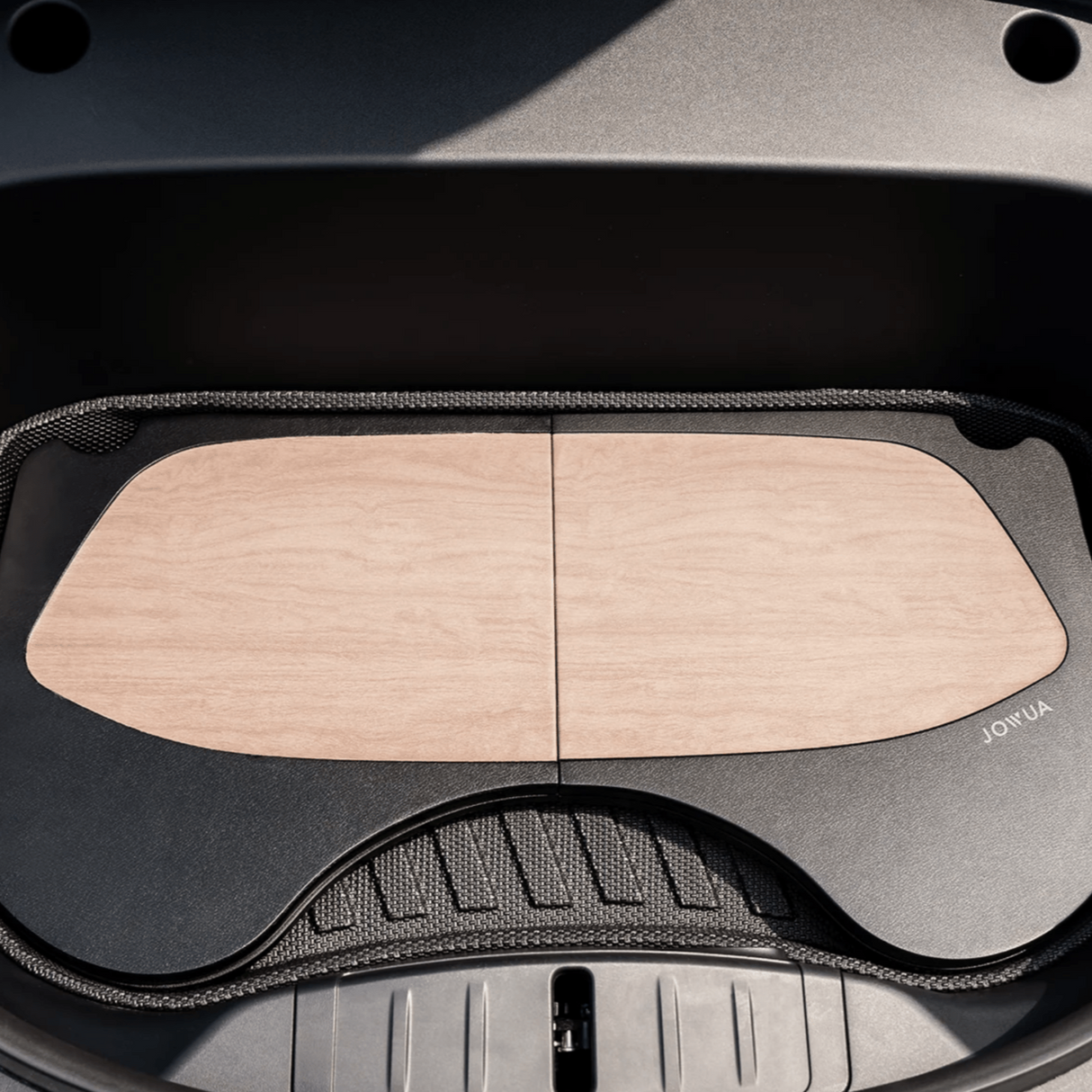 Zusammengesetzter Klapptisch mit Carbon-Look für Tesla Model S/3/X/Y