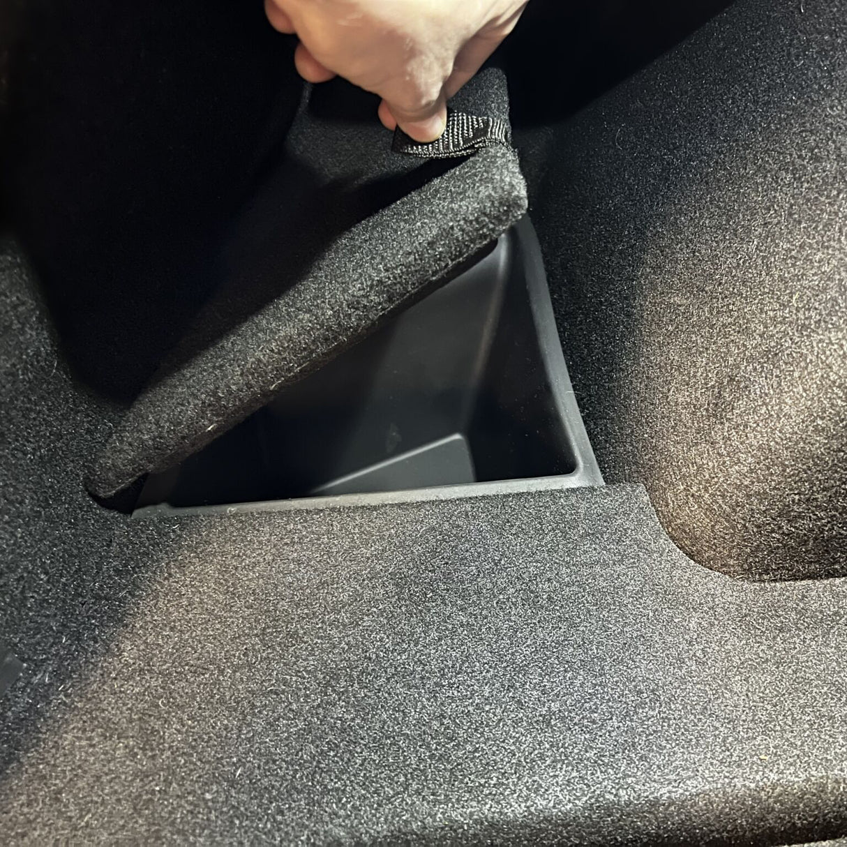 Kofferraum-Aufbewahrungsbox mit Deckel – passend für Tesla Model 3