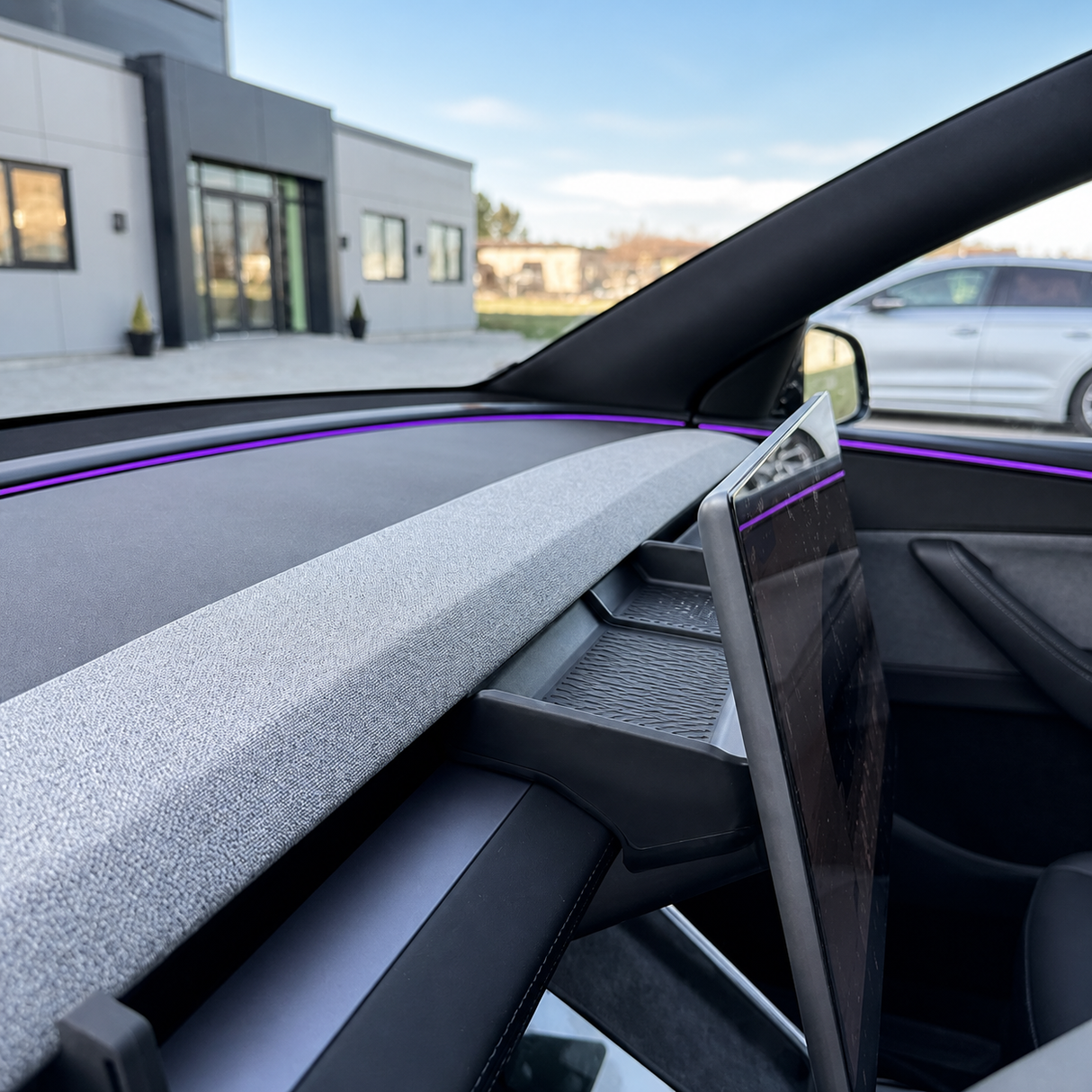 GCG Max Aufbewahrungsbox hinter dem Bildschirm – Tesla Model 3/Y