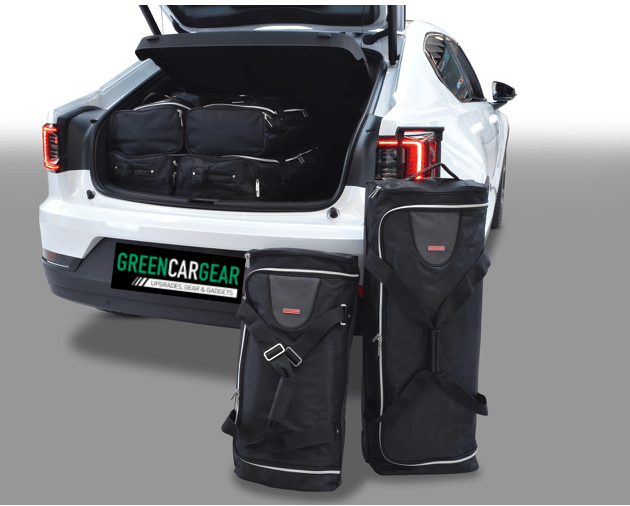 Car-Bags Taschen-Set maßgeschneidert für Polestar 2, optimale Platzausnutzung für Reisen.