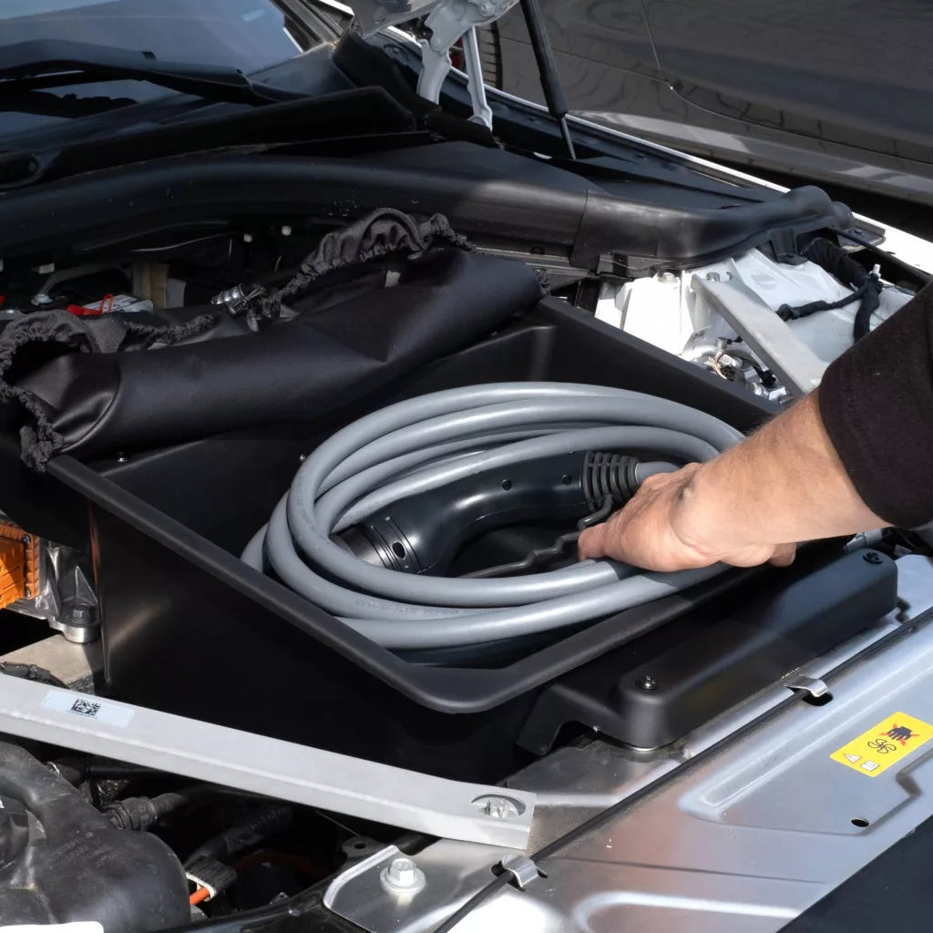 Rati Frunk-Aufbewahrungsbox für BMW i4 mit Ladekabel und Abdeckung