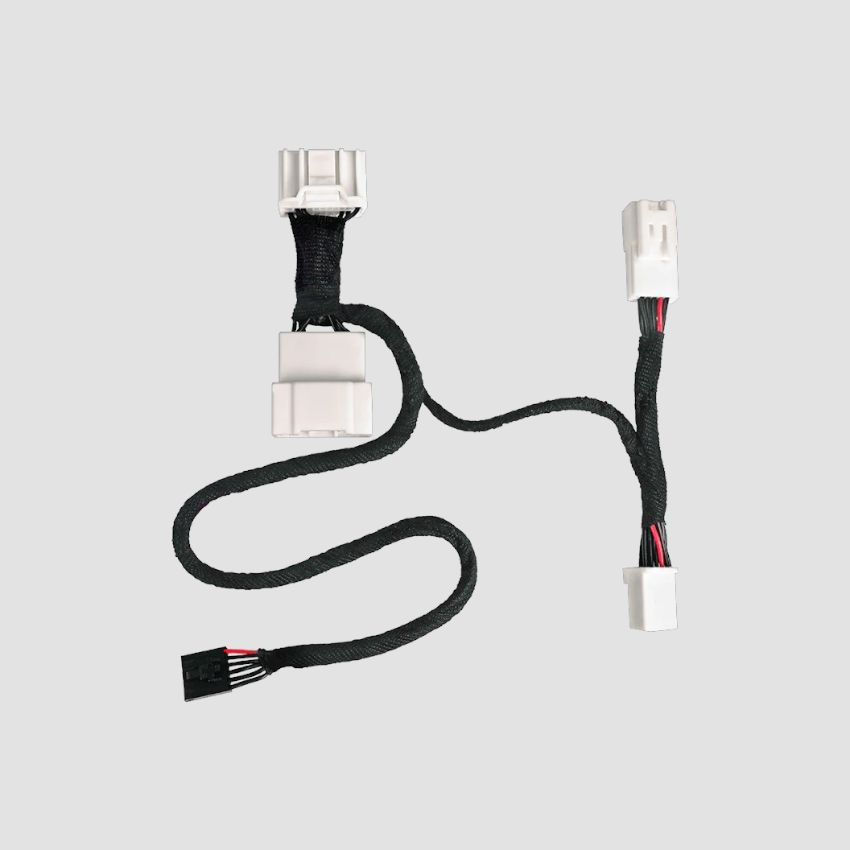 S3XY Gen2 Kabel mit weißen Steckern für Zubehör in Tesla-Fahrzeugen