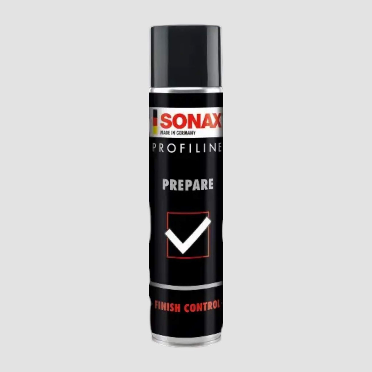 SONAX PROFILINE Prepare 400 ml Spraydose zur Oberflächenvorbereitung, dargestellt auf der Produktseite.