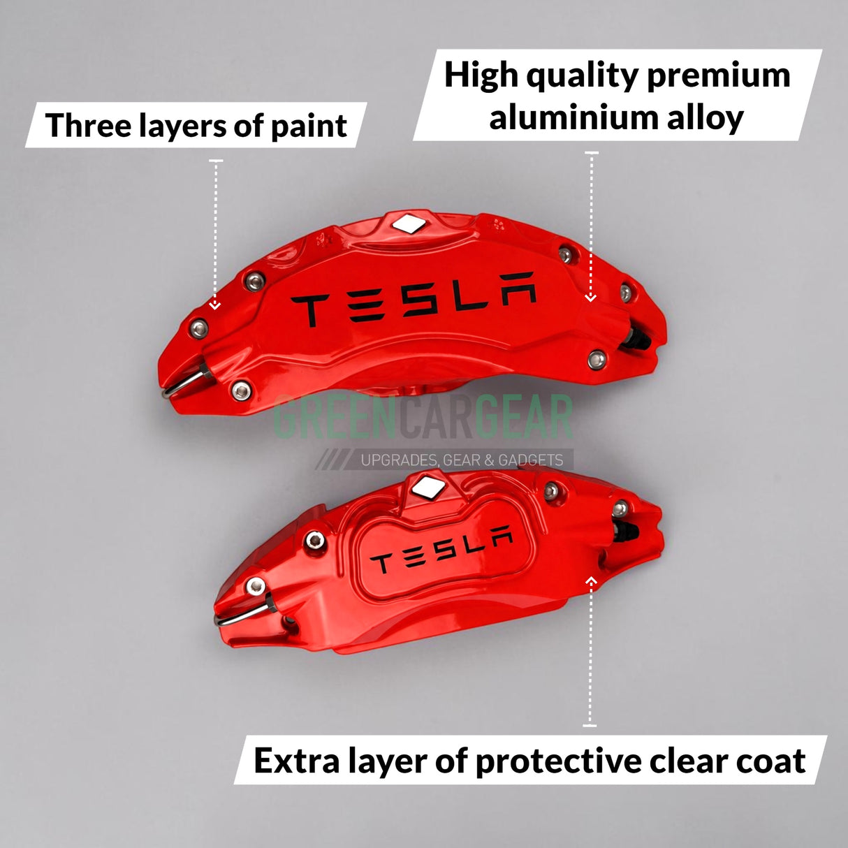 GCG MAX Abdeckung für Bremssättel passend für Tesla Model 3 Highland 2024-
