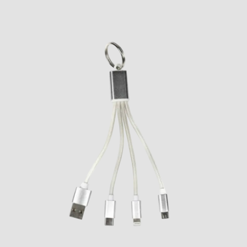 Ein Schlüsselanhänger mit mehreren USB-Anschlüssen.