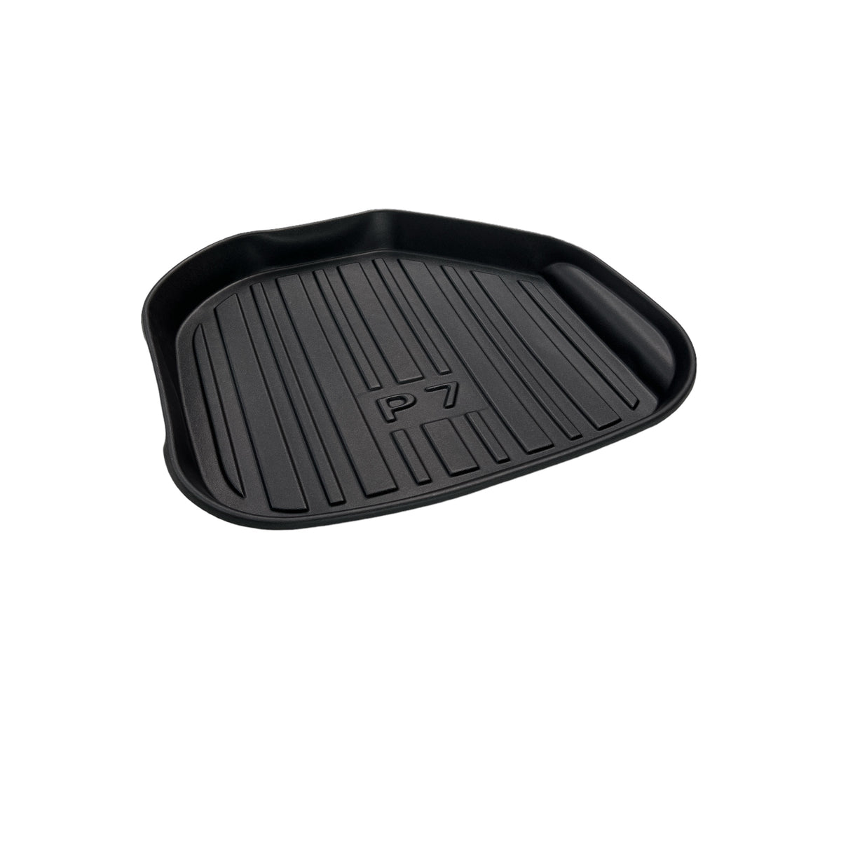 XPENG P7 Ganzjahres-Frunk-Matte aus schwarzem Gummi