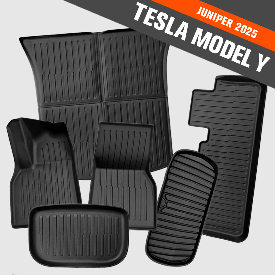 Komplettes Fußmatten-Set für Tesla Model Y Juniper (2025-)