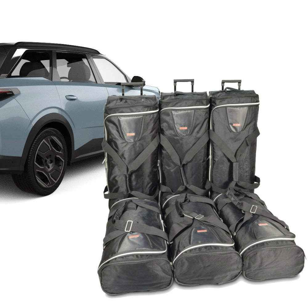 Car-Bags® Komplettes Taschenset, maßgeschneidert für Peugeot E-5008 2024+