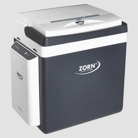 ZORN ZE26 køle- og varmeboks 25 liter med batteri monteret på siden