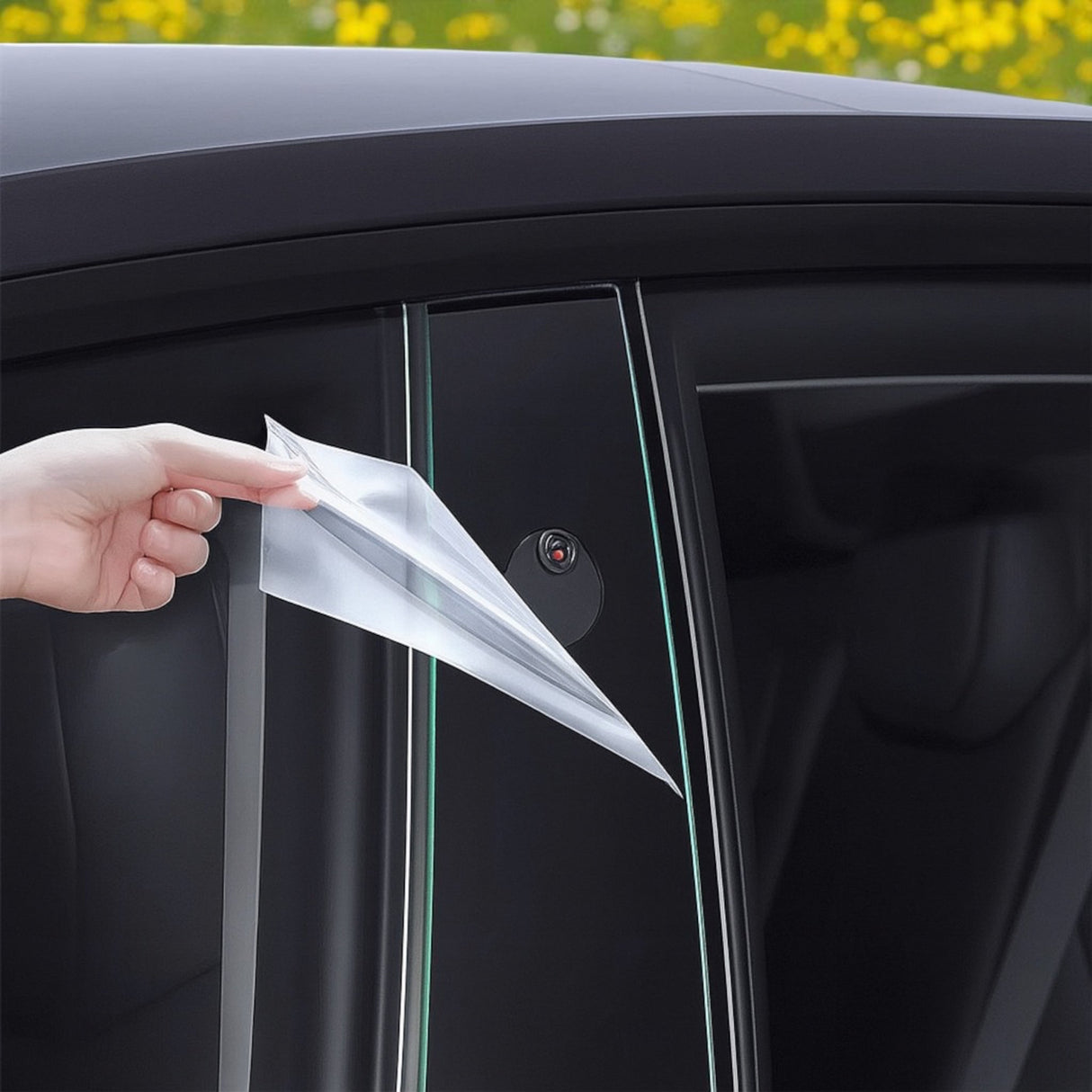 Premium Schutzfolie für Tesla Model 3 2024- (A- & B-Säule)