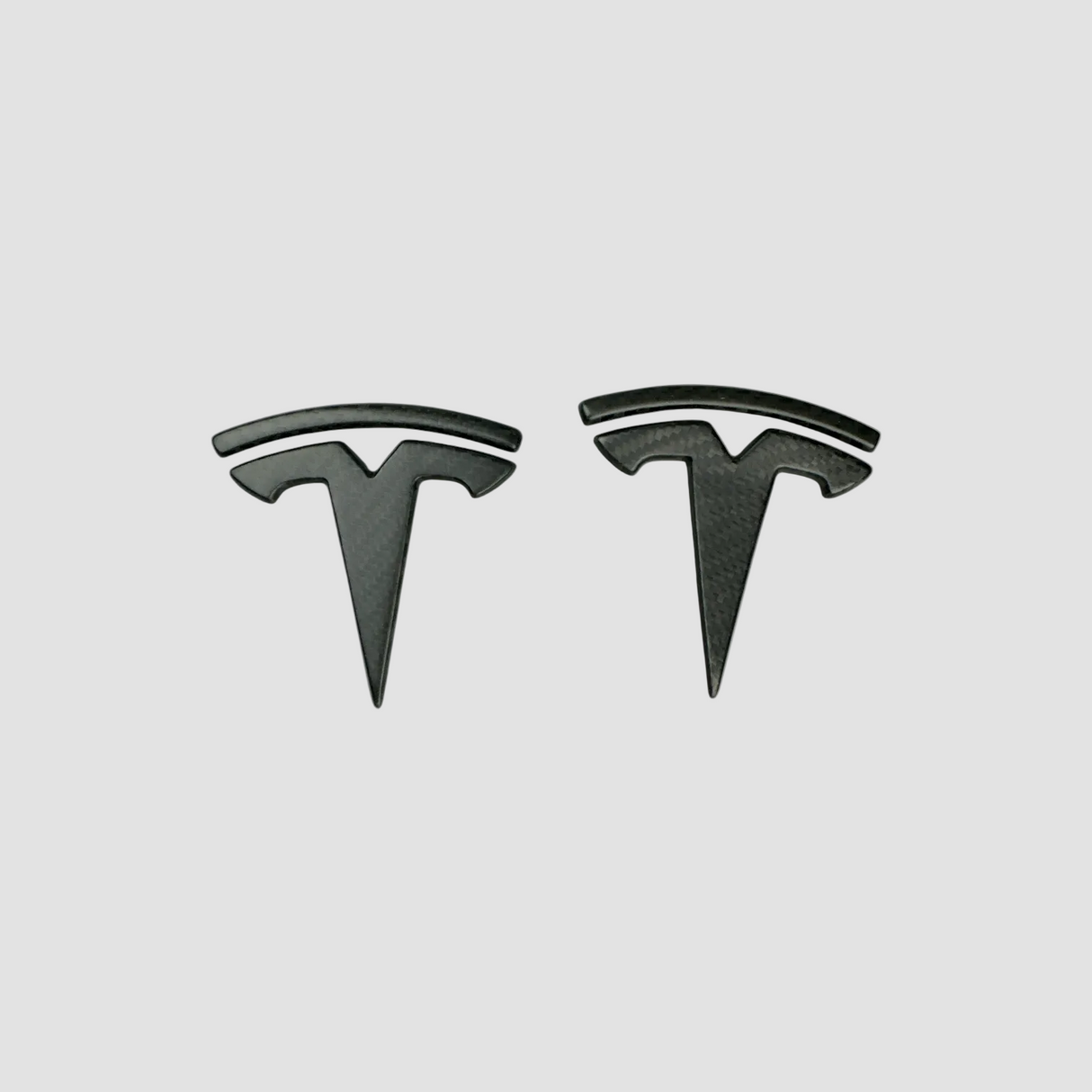 Embleme aus echtem mattem Carbon für Tesla Model 3/Y