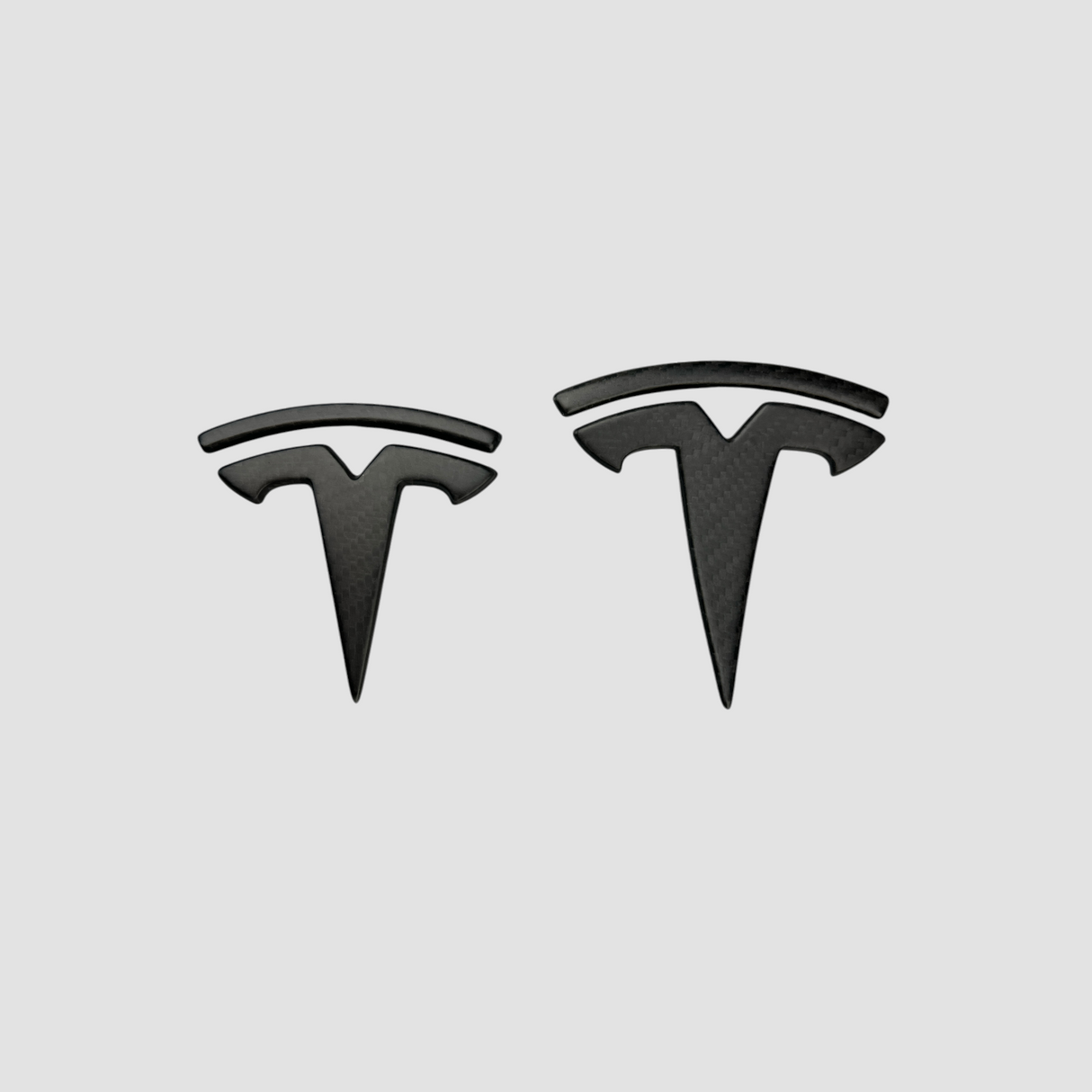Embleme aus echtem mattem Carbon für Tesla Model 3/Y