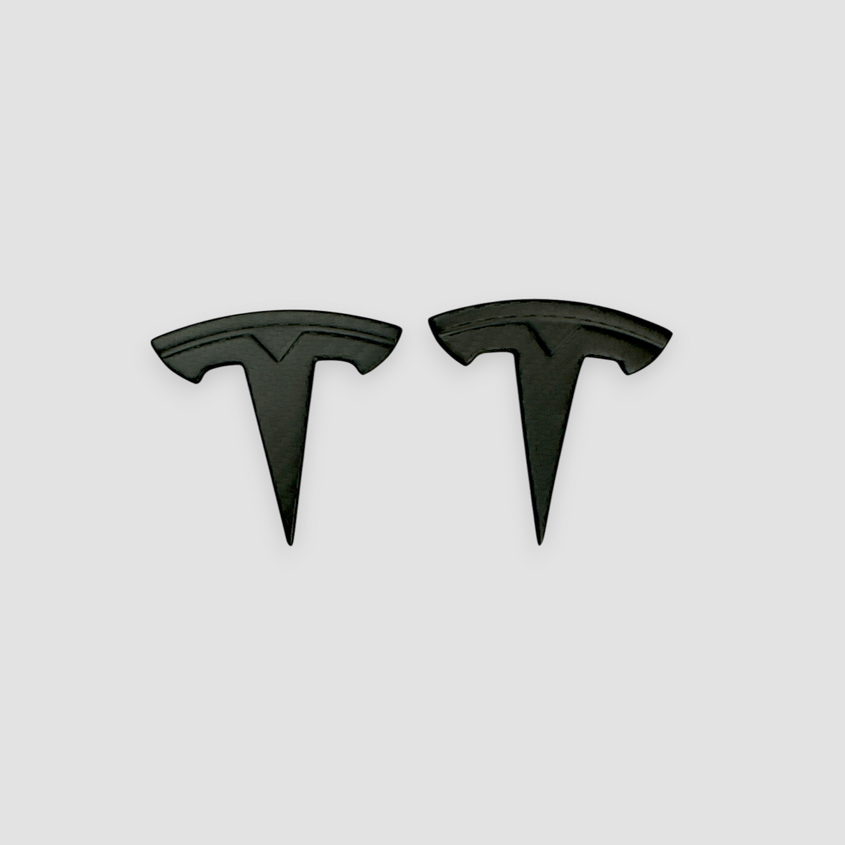 Embleme aus echtem mattem Carbon für Tesla Model 3/Y