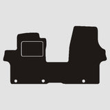 Auto-Fußmatten Kia PV5 Beifahrer/Gepäck 1. Reihe 2025-