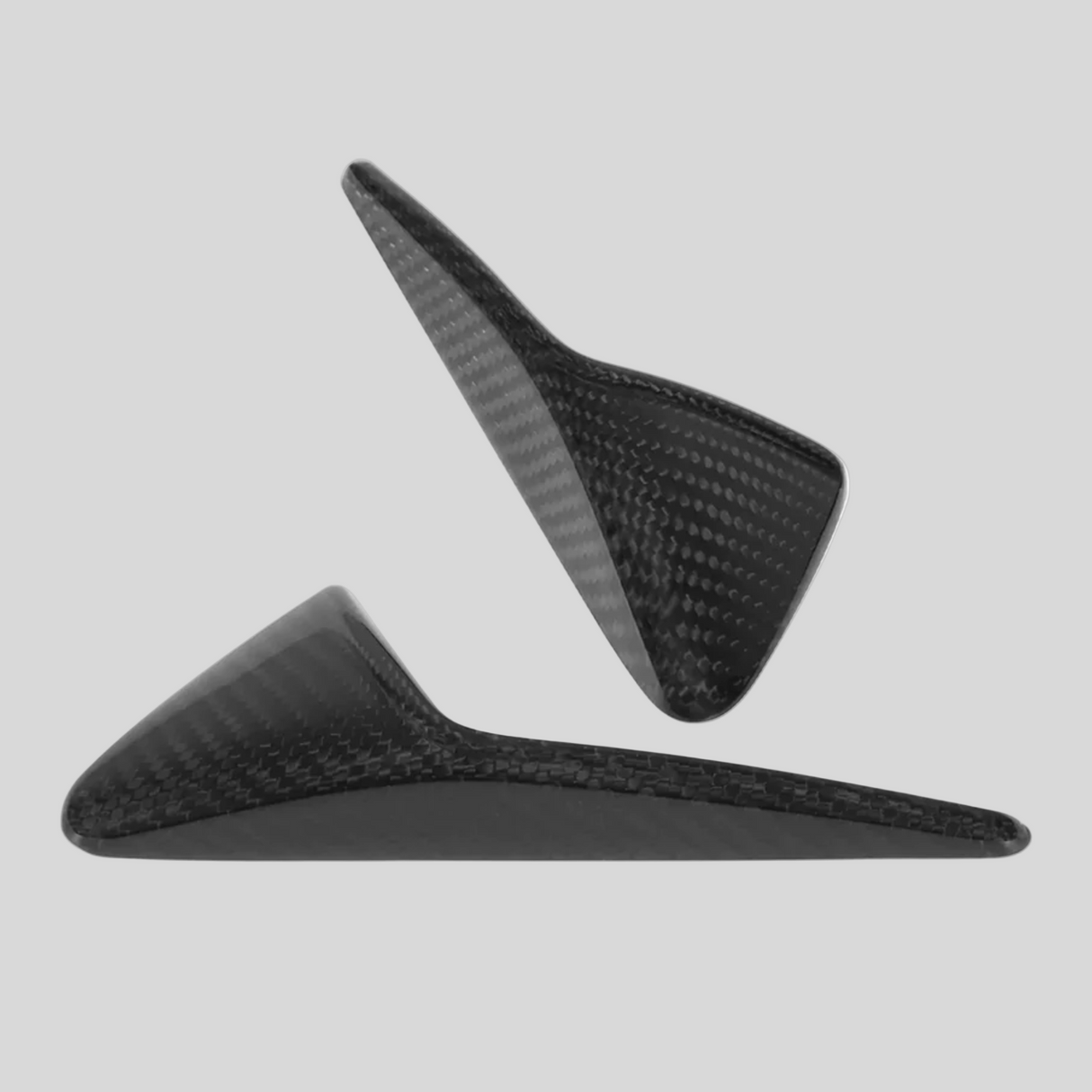 Abdeckung für Seitenkamera aus echtem mattem Carbon für Tesla Model 3 (Facelift) und Tesla Model Y