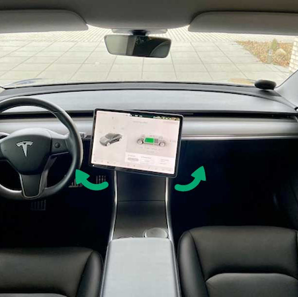 Drehhalterung für Fahrzeugbildschirm für Tesla Model 3/Y