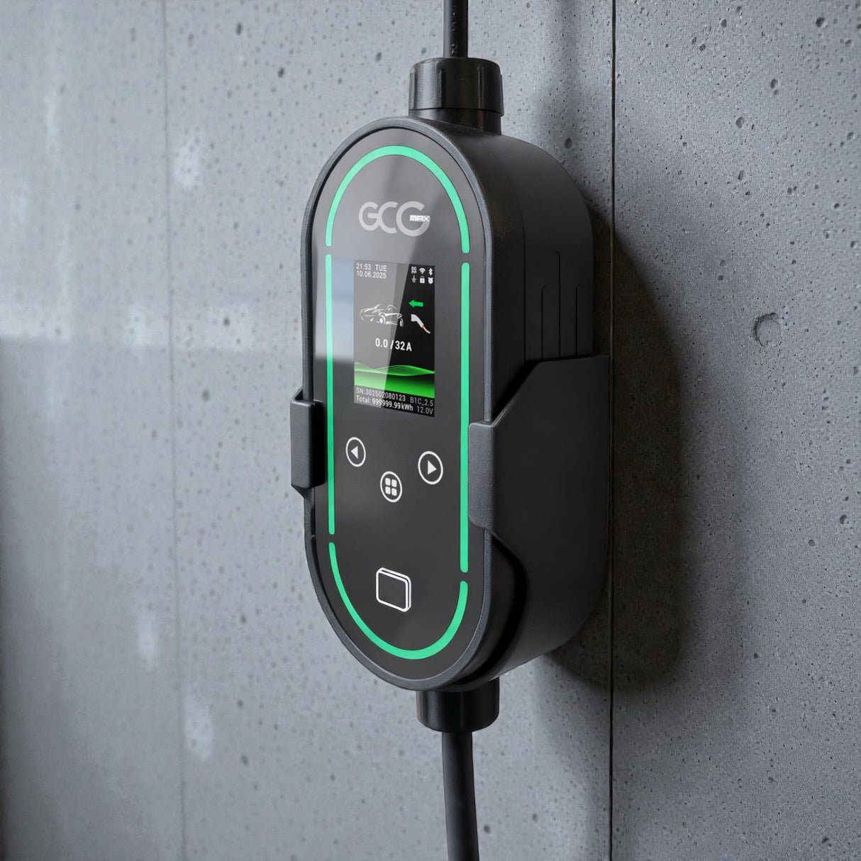 GCG MAX Mobil 11kW Ladegerät – inkl. kostenloser Tasche und Halter