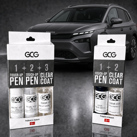 GCG MAX lakstift + klarlak i originalfarve til Skoda Enyaq og Elroq