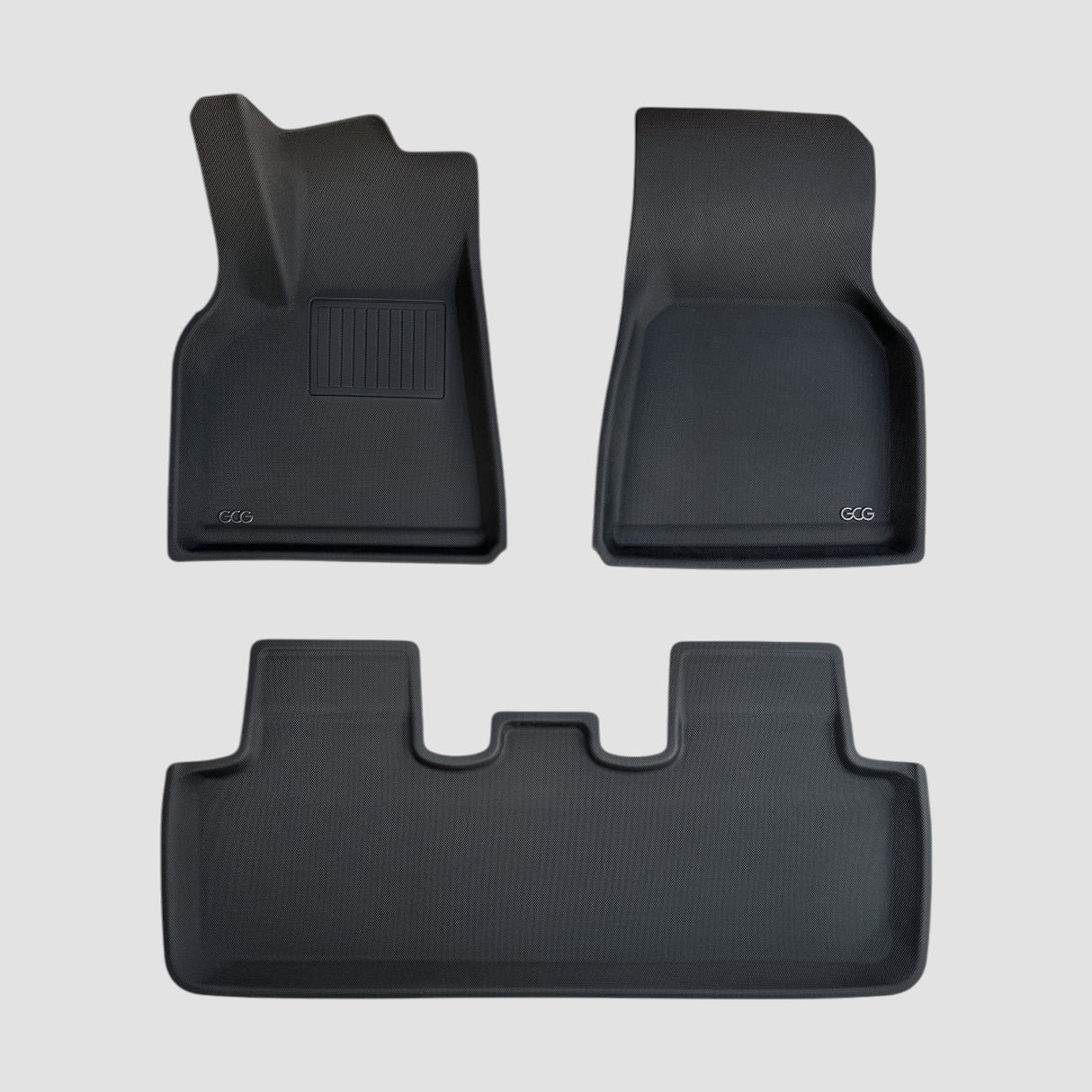 GCG MAX Allwetter-Fußmatten-Set für Tesla Model Y.
