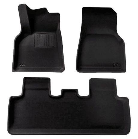 GCG MAX 3D Allwetter-Fußmatten-Set für 7-Sitzer Tesla Model Y