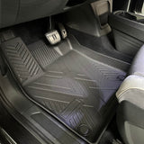 3D Allwetter-Fußmatten-Set für VW ID.3, schwarz, maßgeschneiderte Passform.