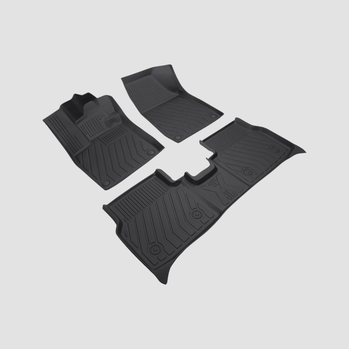 Mattenset für VW ID.4 in Schwarz.
