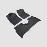Mattenset für VW ID.4 in Schwarz.