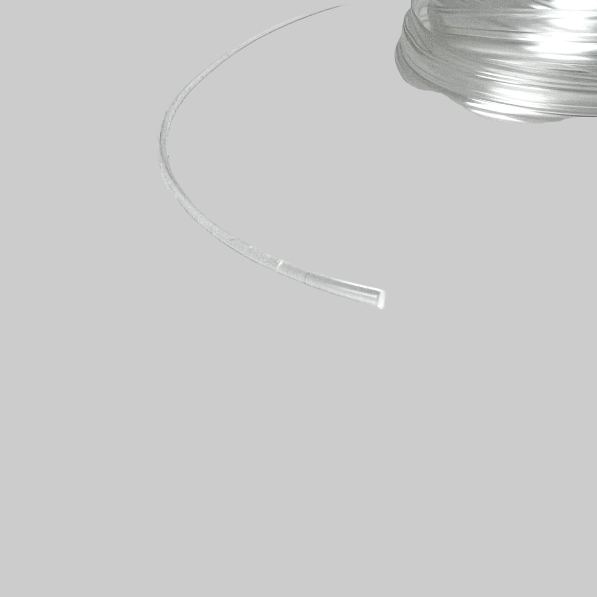 Der Plastikschlauch, der in die Lichtquellen eingesetzt wird.