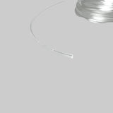 Der Plastikschlauch, der in die Lichtquellen eingesetzt wird.