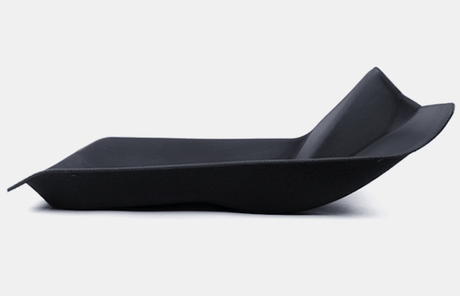 Bild einer grauen 3D TPE Ganzjahresmatte für Tesla Model Y