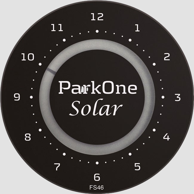 ParkOne Solar solarbetriebene Parkscheibe