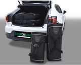 Car-Bags Taschen-Set maßgeschneidert für Polestar 2, optimale Platzausnutzung für Reisen.