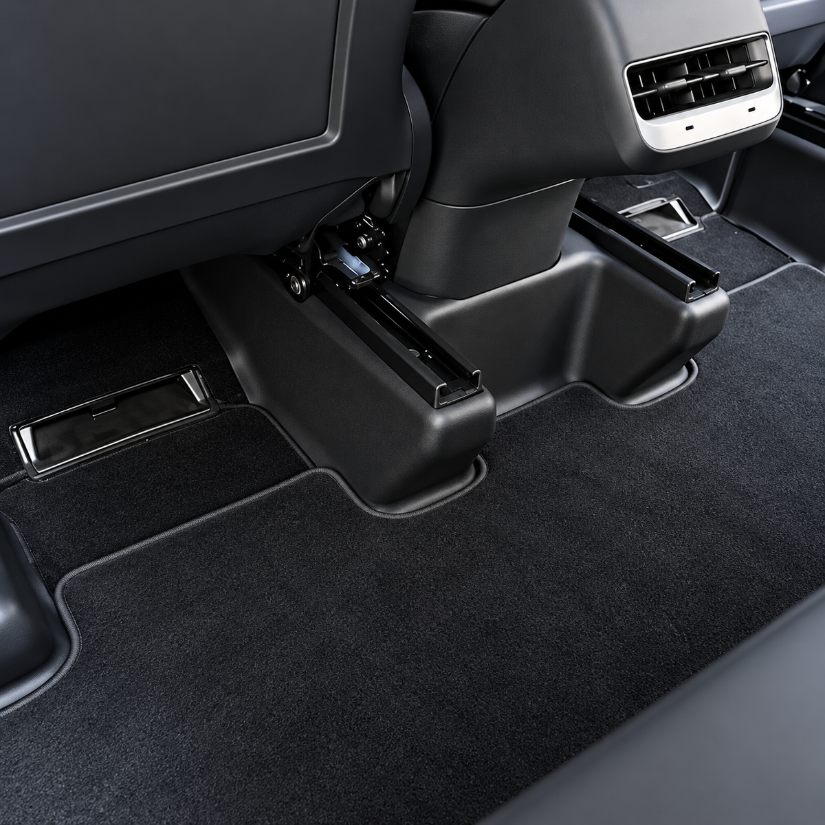 Schutz für die Sitzschienen auf der Rückbank – Tesla Model Y (2020–2024)