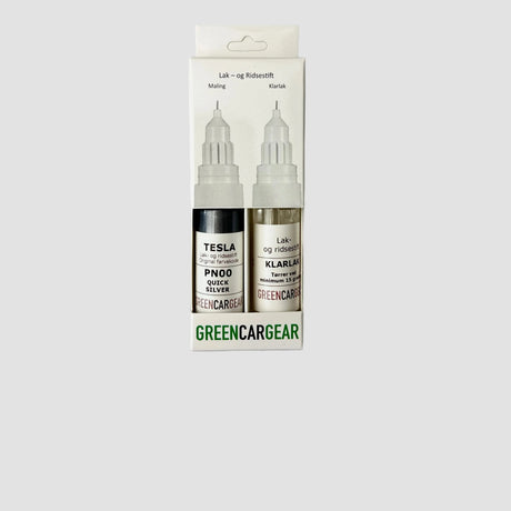 GCG-Lackstift in der Farbe Quick Silver und Klarlack verpackt