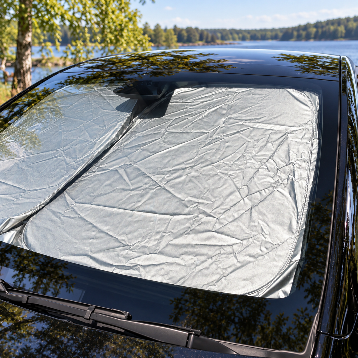 Sonnenschutz für die Windschutzscheibe - Tesla Model Y
