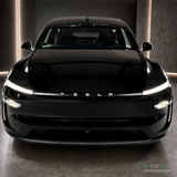 Folie für Lichtleiste - Tesla Model Y 2025 Juniper – Matt schwarz mit TESLA Schriftzug