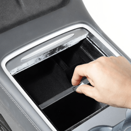 Aufbewahrungsbox für die Mittelkonsole des Tesla Model Y