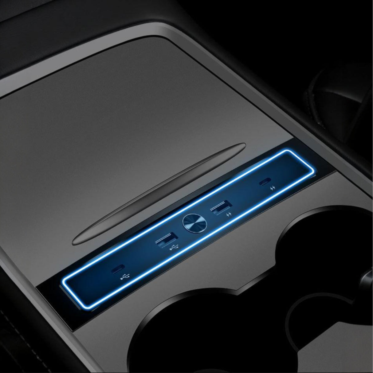 Mini USB-Hub – passend für Tesla Model 3/Y