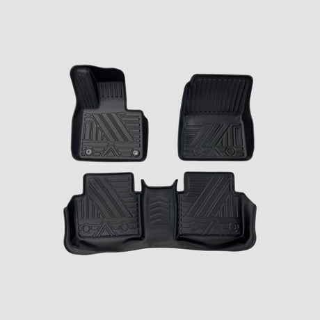 XPENG P7 3D Allwetter-Fußmatten-Set aus schwarzem TPE-Gummi