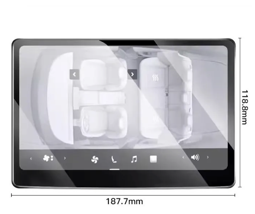 8" Bildschirmschutz (Rücksitz) für Tesla Model 3 & Y