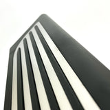 Fußstütze in glänzendem Aluminium-Finish für Tesla 3/Y