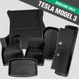 GCG MAX Allwetter-Komplett-Fußmatten-Set für Tesla Model 3 Highland 2024.