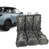 Car-Bags® Komplettes Taschenset, maßgeschneidert für Peugeot E-5008 2024+