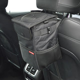 Mülleimer von Car-Bags auf dem Rücksitz eines Autos montiert