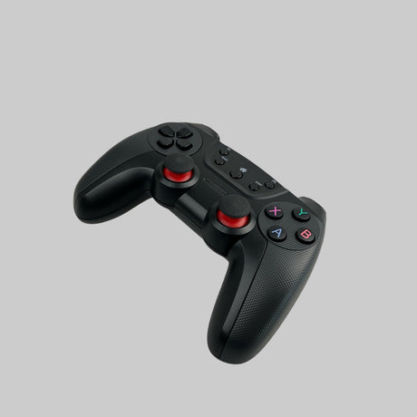 Ein kabelloser Controller in der Farbe Schwarz, der für Tesla verwendet werden kann