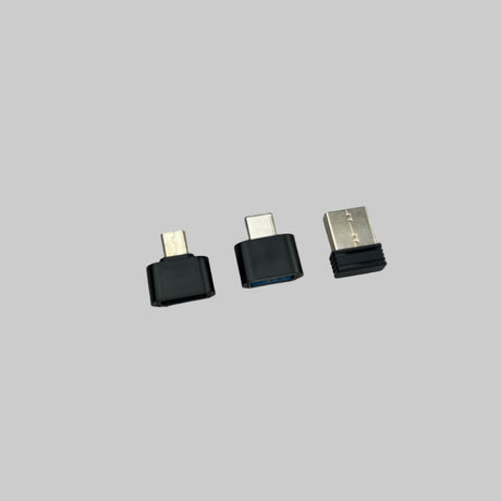 3 verschiedene Adapter für den kabellosen Controller.